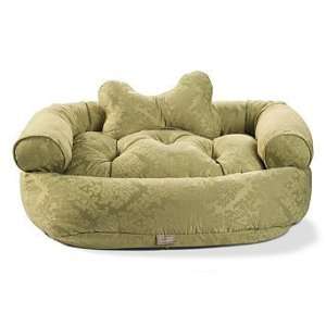  Designer Comfy Couch Pet Bed   Cinnamon Sateen, Large (Up 