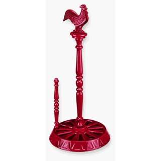    Standing Paper Towel Holder French Country Rooster