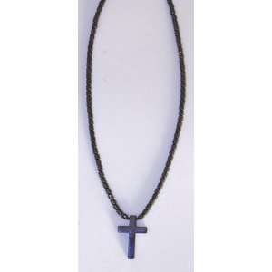  Hematite Cross Necklace 