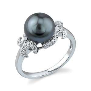  Tahitian Pearl Crown Jewel Ring Jewelry