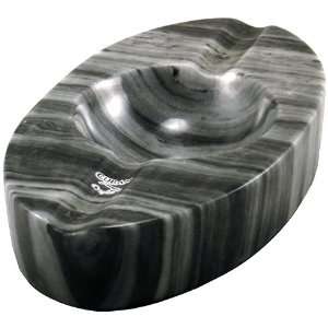 Cuban Crafters Oval Marble Stone Ashtray for 2 Cigars 