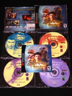 Shenmue + Passport CD Sega Dreamcast FAST DISPATCH RARE COMPLETE NEAR 