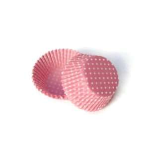  NEW Pale Pink Baking Cups  Cupcake Liners w/ White Stars 