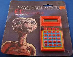 TEXAS INSTRUMENTS E.T EXTRA TERRESTRIAL CALCULATOR NEW  