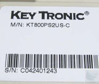 Key Tronic Edge Technologies KT800PS2US C PS/2 Keyboard  