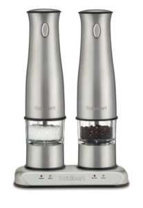 Electric Grinder Pepper mill Salt & Pepper Shaker Set  