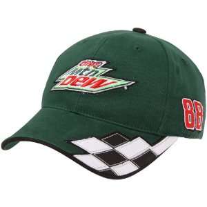   Jr. Diet Mt. Dew Checkered Adjustable Hat   Green