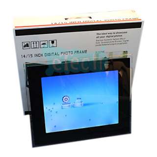 15 Multimedia LCD screen Digital Photo Frame Black
