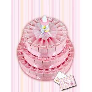  3 Tier Baby Shower Pink Party Favor Cake Kit   Its a Girl 