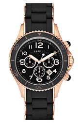MARC BY MARC JACOBS Rock Chronograph Silicone Bracelet Watch $300.00