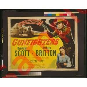  1947 Film Gunfighters Randolph Scott Barbara Britton