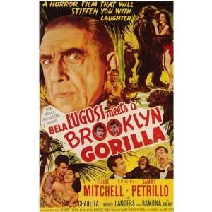 Bela Lugosi Meets a Brooklyn Gorilla PREMIUM GRADE Rolled CANVAS Art 