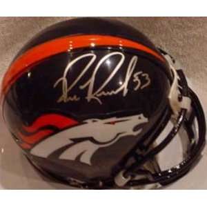 Bill Romanowski Autographed Mini Helmet