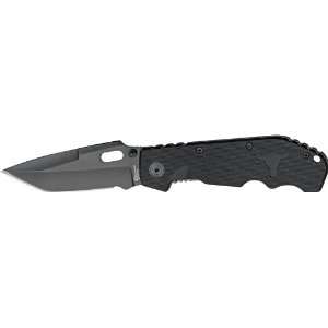   Black Bart Linerlock Knife with Black G 10 Handles