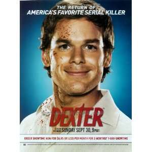  Dexter (TV) (2006) 27 x 40 TV Poster Style G