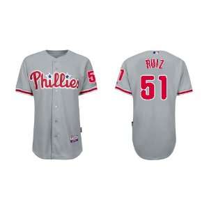 Philadelphia Phillies #54 Brad Lidge Grey 2011 MLB Authentic Jerseys 