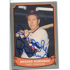 Brooks Robinson Autographed 1989 Pacific Card