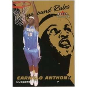 Carmelo Anthony Denver Nuggets 2003 04 Fleer Tradition Playground 