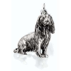  Cavalier King Charles Spaniel Dog   6 Charms Keychain 