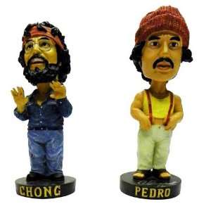  Cheech & Chong Autographed Bobble Head Dolls Marin Tommy 