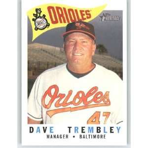  Dave Trembley MG / Baltimore Orioles / Manager / 2009 