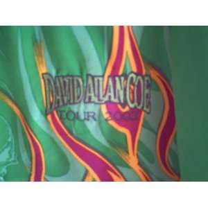 DAVID ALLAN COE Dragonfly 2003 Green US Tour Shirt Casual High Quality 