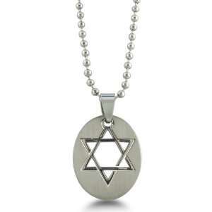  Stainless Steel Star of David Pendant Jewelry