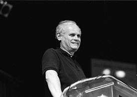 John Gregory Dunne at the Miami Book Fair International of 1989