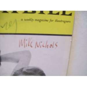 Nichols, Mike Elaine May Playbill Signed Autograph An Evening With 