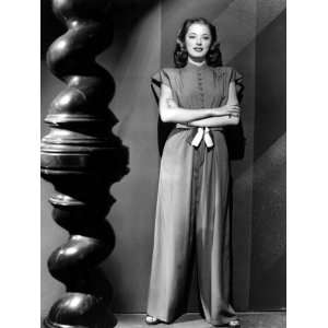 Eleanor Parker Wearing a One Piece Pajama Suit, Designed by Leah 