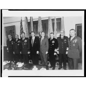 Bill Clinton,Frank Kelso,Sullivan,C Powell, Aspin,1993 