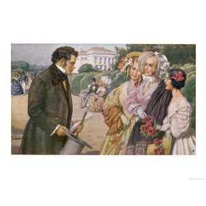 Franz Schubert Austrian Musician Meeting the Tscholl Girls in a Vienna 