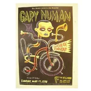 Gary Numan Poster Handbill Live At The Fillmore
