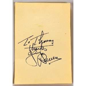 George Reeves Autograph   VERY RARE   Signed 3x4.5 Cut   Signed in 