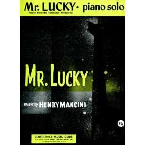 Henry Mancinis Mr. Lucky Vintage 1960 Sheet Music   Music from the Mr 