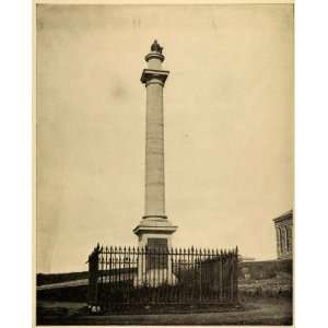   General James Wolfe Monument   Original Halftone Print