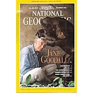   Geographic Magazine December 1995 Jane Goodall 