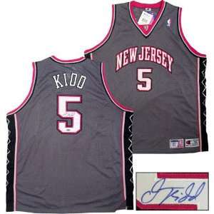 Jason Kidd New Jersey Nets Autographed Grey Away Jersey