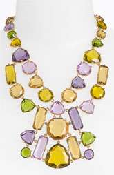 kate spade new york desert stone statement bib necklace $248.00