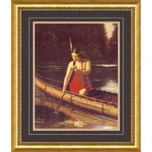  Art Etc Larry McDonald Maiden in Canoe