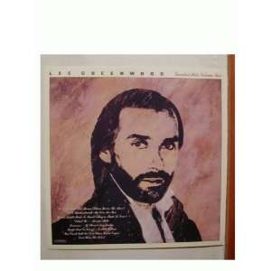 Lee Greenwood Poster Flat Different