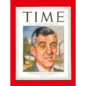  Leverett Saltonstall by TIME Magazine. Size 8.00 X 10.00 