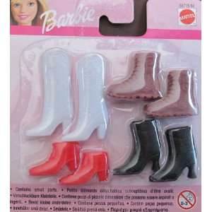  Barbie Little Extras Fashion BOOTS   4 Styles & Colors 