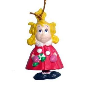 Dr. Seuss Grinch Cindy Lou Who Porcelain Bell Christmas 