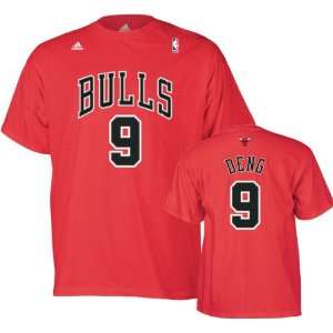 Luol Deng adidas Name and Number Chicago Bulls T Shirt   Red