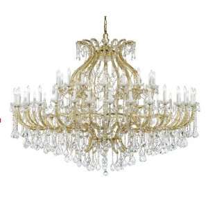 Maria Theresa Collection 49 Light 72 Chrome or Gold Crystal 