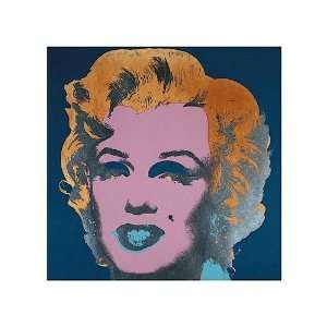  Marilyn Monroe (Marilyn), 1967 (on peacock blue, pink face 