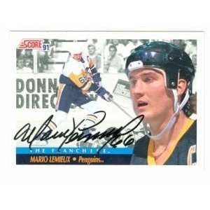 Mario Lemieux autopen signature (Pittsburgh Penguins) (Machine signed 