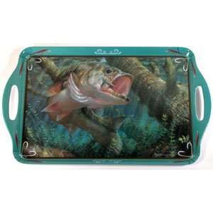   Serving Tray, Featuring Wild Wings Licensed Art with Fish by Mark