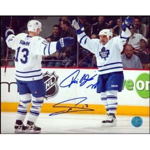 Mats Sundin & Tie Domi Toronto Maple Leafs Dual Autographed/Hand 
